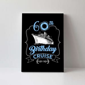 60th Birthday Cruise Canvas