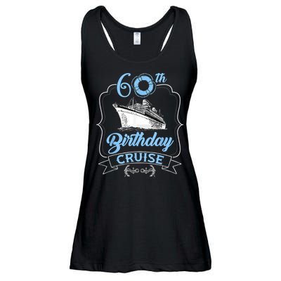 60th Birthday Cruise Ladies Essential Flowy Tank