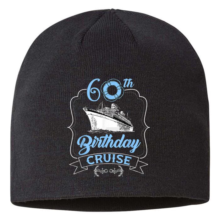 60th Birthday Cruise Sustainable Beanie