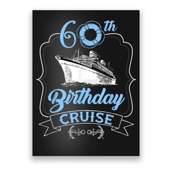 60th Birthday Cruise Poster