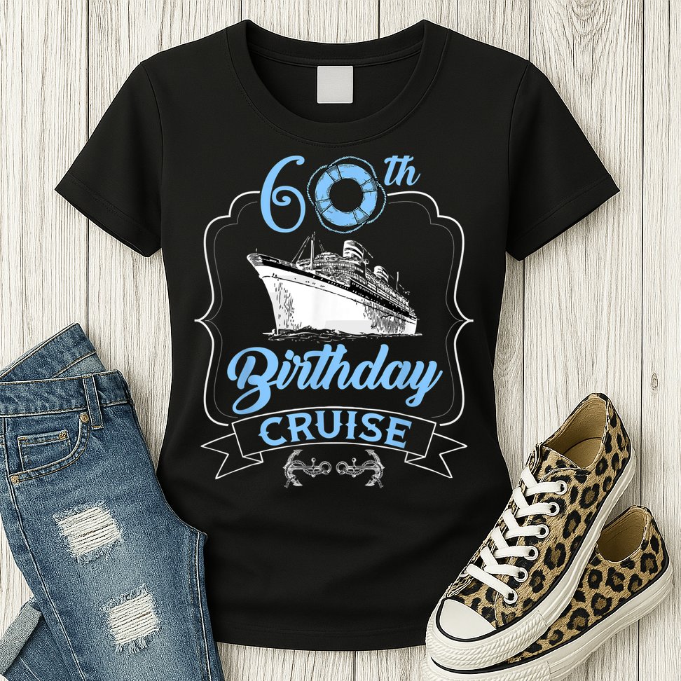60th Birthday Cruise Womens T-Shirt