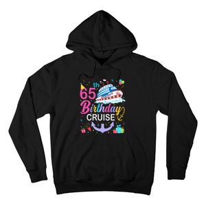 65th Birthday Cruise 65 Years Old Cruising Crew Bday Party Hoodie