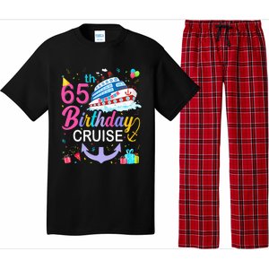 65th Birthday Cruise 65 Years Old Cruising Crew Bday Party Pajama Set