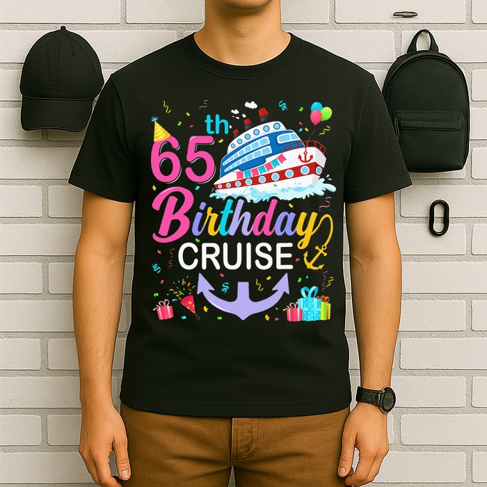 65th Birthday Cruise 65 Years Old Cruising T-Shirt