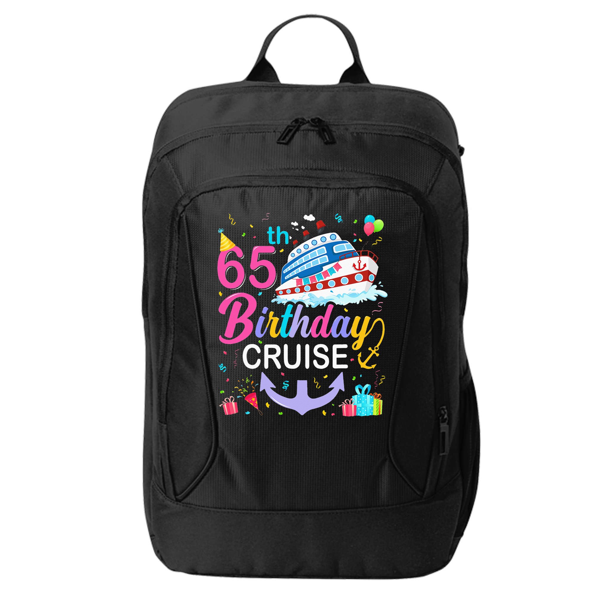 65th Birthday Cruise 65 Years Old Cruising City Backpack