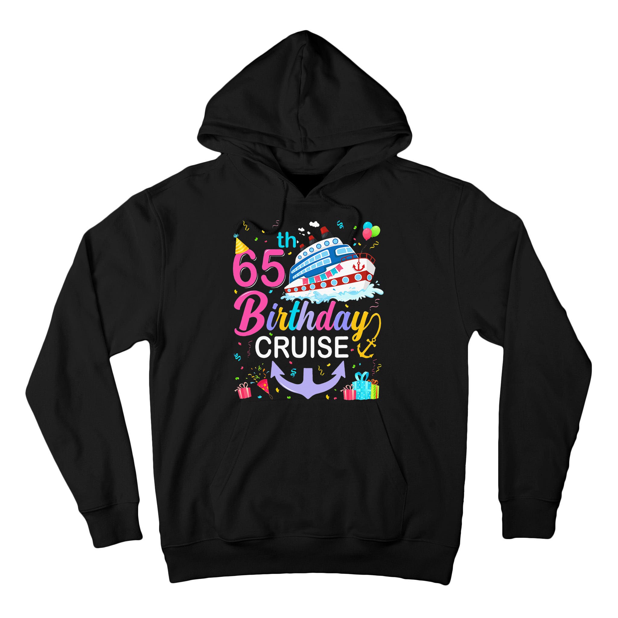 65th Birthday Cruise 65 Years Old Cruising Tall Hoodie
