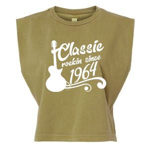 60th Birthday Classic Rockin Since 1964 Garment-Dyed Women's Muscle Tee