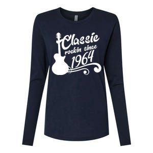 60th Birthday Classic Rockin Since 1964 Womens Cotton Relaxed Long Sleeve T-Shirt