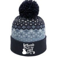 60th Birthday Classic Rockin Since 1964 The Baniff Cuffed Pom Beanie