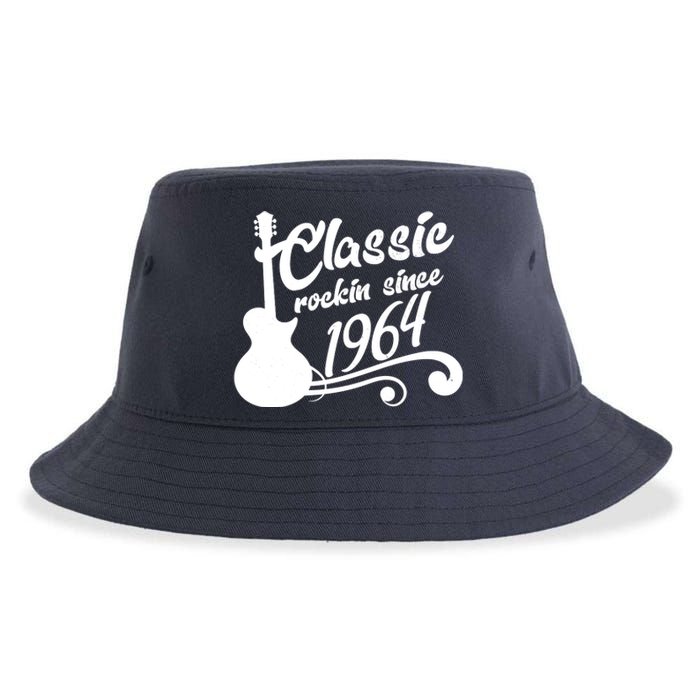 60th Birthday Classic Rockin Since 1964 Sustainable Bucket Hat