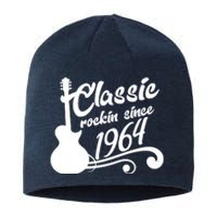 60th Birthday Classic Rockin Since 1964 Sustainable Beanie