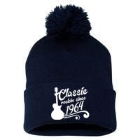 60th Birthday Classic Rockin Since 1964 Pom Pom 12in Knit Beanie