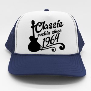 60th Birthday Classic Rockin Since 1964 Trucker Hat