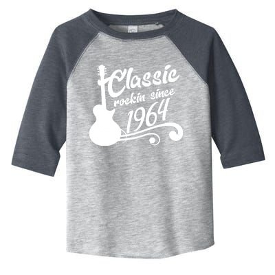 60th Birthday Classic Rockin Since 1964 Toddler Fine Jersey T-Shirt