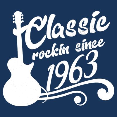 60th Birthday Classic Rockin Since 1963 T-Shirt