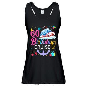 60th Birthday Cruise 60 Years Old Cruising Crew Bday Party Ladies Essential Flowy Tank