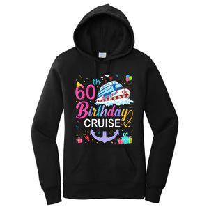 60th Birthday Cruise 60 Years Old Cruising Crew Bday Party Women's Pullover Hoodie