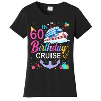 60th Birthday Cruise 60 Years Old Cruising Crew Bday Party Women's T-Shirt