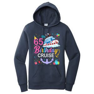 65th Birthday Cruise 65 Years Old Cruising Crew Bday Party Women's Pullover Hoodie