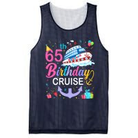 65th Birthday Cruise 65 Years Old Cruising Crew Bday Party Mesh Reversible Basketball Jersey Tank