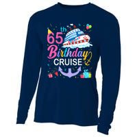 65th Birthday Cruise 65 Years Old Cruising Crew Bday Party Cooling Performance Long Sleeve Crew