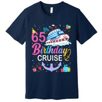 65th Birthday Cruise 65 Years Old Cruising Crew Bday Party Premium T-Shirt