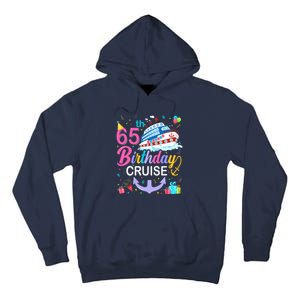 65th Birthday Cruise 65 Years Old Cruising Crew Bday Party Tall Hoodie