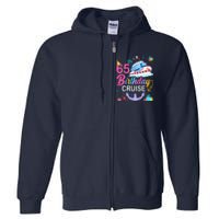 65th Birthday Cruise 65 Years Old Cruising Crew Bday Party Full Zip Hoodie