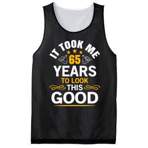 65th Birthday design Took Me 65 Years Old Birthday Mesh Reversible Basketball Jersey Tank