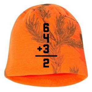 6432 Baseball Double Play Funny Baseball 6 4 3 2 Kati - Camo Knit Beanie