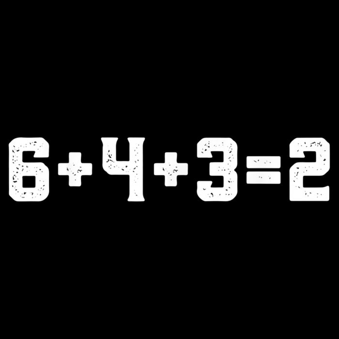 6432 Baseball Double Play Funny Baseball 6 4 3 2 Cooling Performance Crew T-Shirt