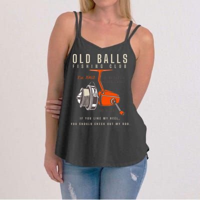 60th Birthday Fishing Pun Over The Hill 60 Women's Strappy Tank