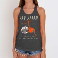 60th Birthday Fishing Pun Over The Hill 60 Women's Knotted Racerback Tank