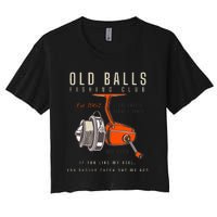 60th Birthday Fishing Pun Over The Hill 60 Women's Crop Top Tee