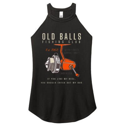 60th Birthday Fishing Pun Over The Hill 60 Women’s Perfect Tri Rocker Tank