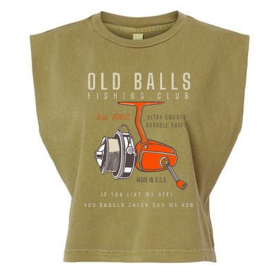 60th Birthday Fishing Pun Over The Hill 60 Garment-Dyed Women's Muscle Tee