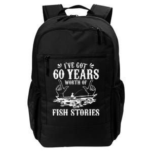 60th Birthday Fisherman  Funny Bass Fishing Gift Idea Daily Commute Backpack