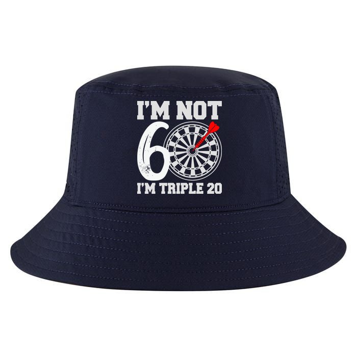 60th Birthday Funny Triple 20 Darts Cool Comfort Performance Bucket Hat