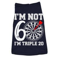 60th Birthday Funny Triple 20 Darts Doggie Tank