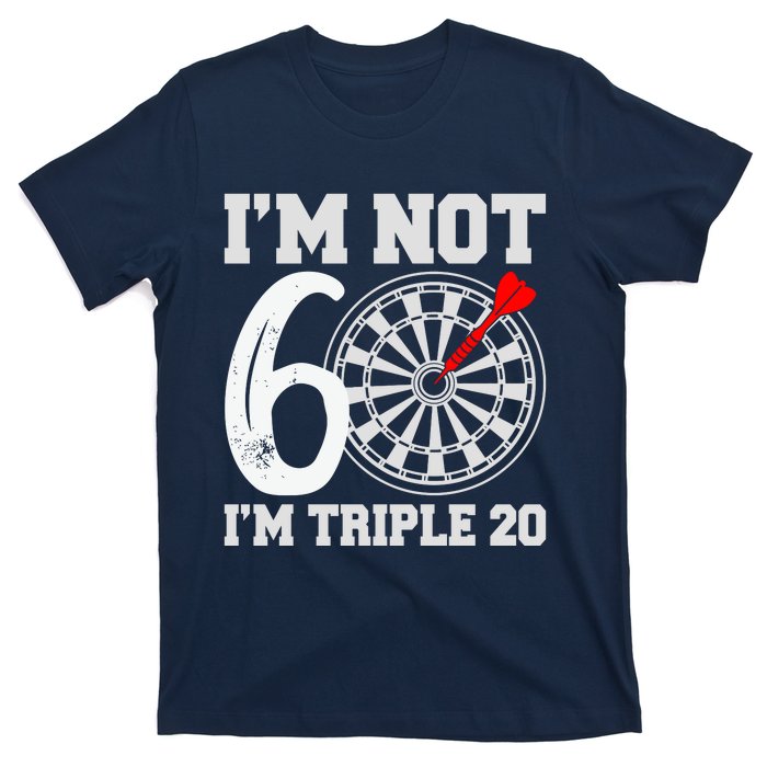 60th Birthday Funny Triple 20 Darts T-Shirt