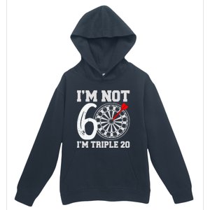 60th Birthday Funny Triple 20 Darts Urban Pullover Hoodie