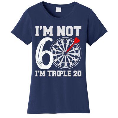 60th Birthday Funny Triple 20 Darts Women's T-Shirt