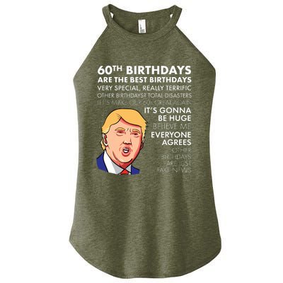 60th Birthday Gift Funny Trump Quote Women's Perfect Tri Rocker Tank