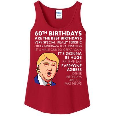 60th Birthday Gift Funny Trump Quote Ladies Essential Tank