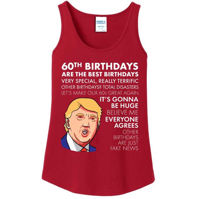 60th Birthday Gift Funny Trump Quote Ladies Essential Tank