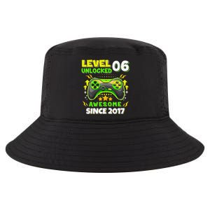 6th Birthday Gifts Level 6 Unlocked 6 Years Old Gamer Cute Cool Comfort Performance Bucket Hat