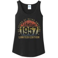 66th Birthday Gift 66 Years Old Vintage 1957 Limited Edition Ladies Essential Tank