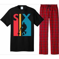 6th Birthday Gift Six Vintage Basketball 6 Year Old Pajama Set