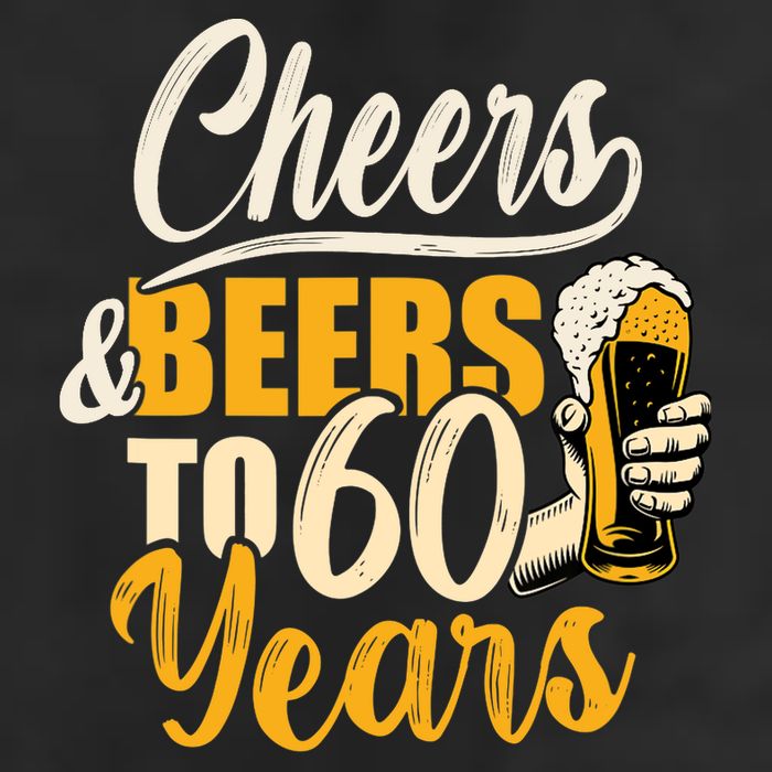 60th Birthday Gift Cheers And Beers To Sixty Years Funny Adult Drive Performance Visor