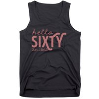 60th Birthday Gift Vintage 1962 Tank Top